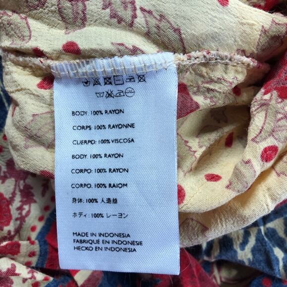 Anthropologie faithful the brand boho floral dress size 4 - Picture 7 of 10